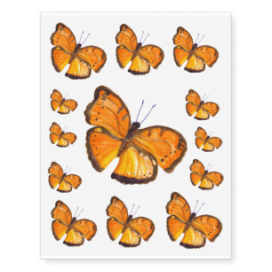 Watercolour Butterflies - Temporary Tattoos