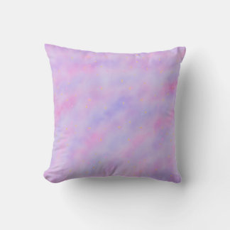 Watercolour & Dots Throw Pillow