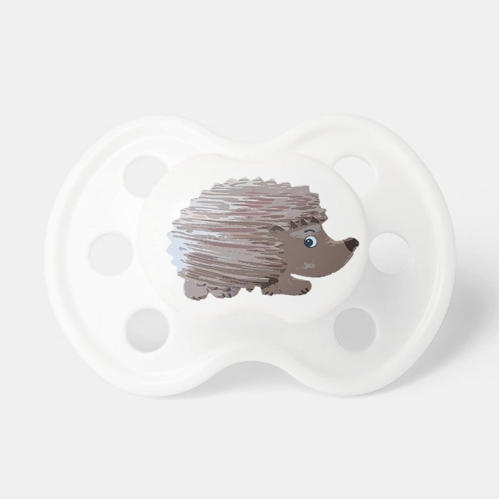 Watercolour Effect Hedgehog Pacifier