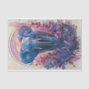 Watercolour Elephant Tissue Paper