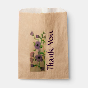 Watercolour Favor Thank You Bag