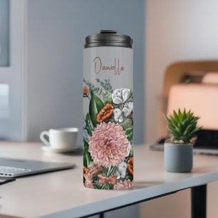Watercolour Floral Bouquet  Thermal Tumbler
