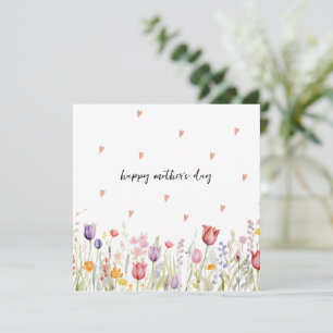Watercolour Floral Mother’s Day Card