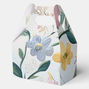Watercolour Floral Mothers Day Party Favor Box