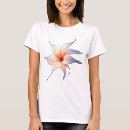 Watercolour Flower T_Shirt