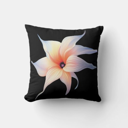 Watercolour Flower Throw Pillow