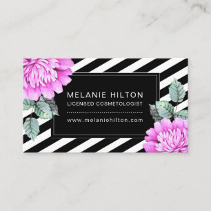 Watercolour Flowers Business Cards