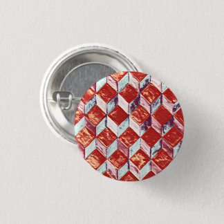Watercolour geometric illusion button