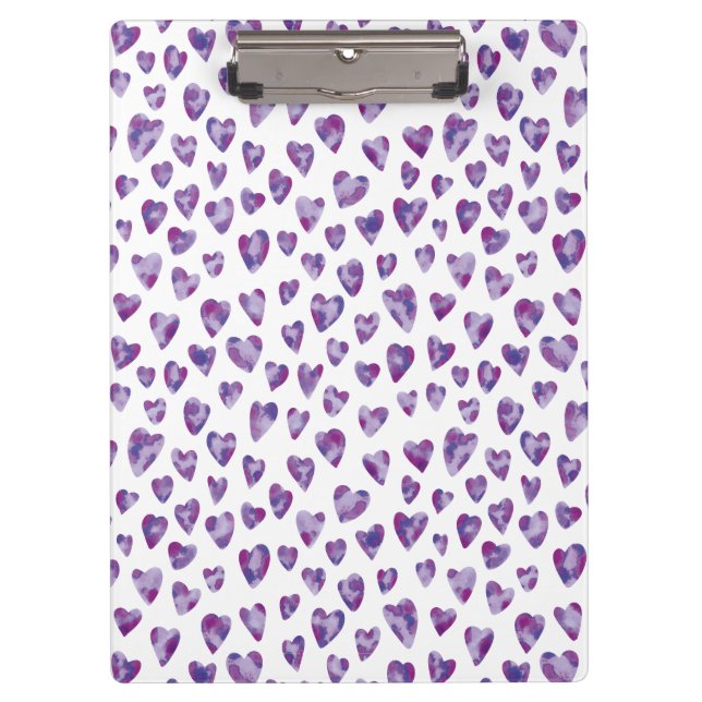 Watercolour Heart Clipboard (Front)