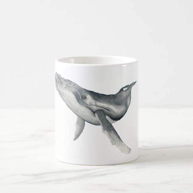 Watercolour Humpback Whale Cup (Center)