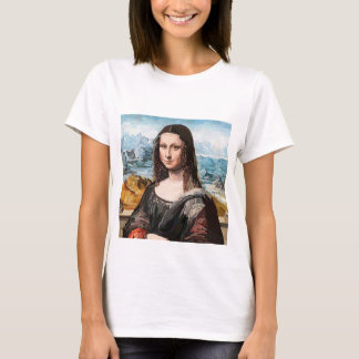 Watercolour Mona Lisa T-Shirt - Soft Esthetic Art