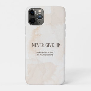 Watercolour Motivation Quote iPhone 11 Pro Case