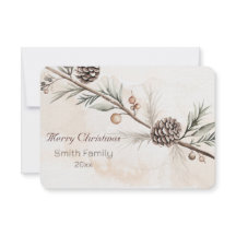 Watercolour Neutral colour Christmas tree