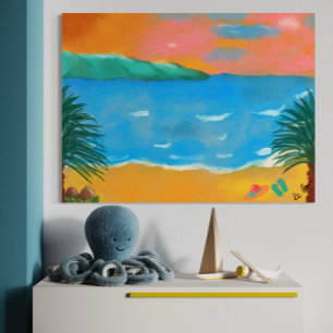 Watercolour painting photo print