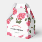 Watercolour Pink Rose Shabby Chic Design