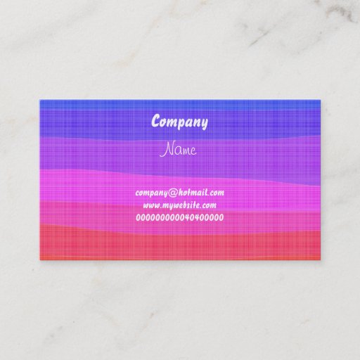 Customizable Watercolour Rainbow, Business Card Template