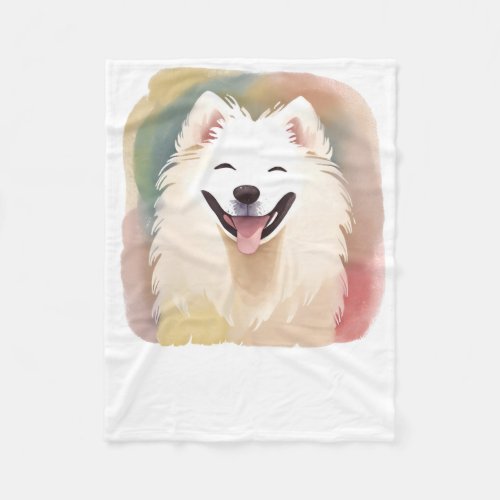 Watercolour Samoyed Dog Sticker1 