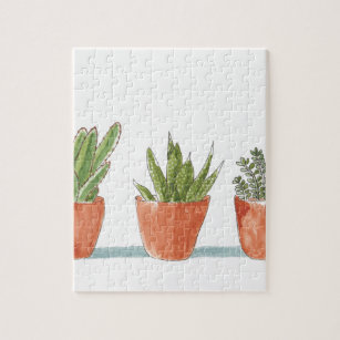 Succulent Jigsaw Puzzles Zazzle