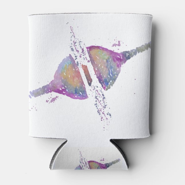Watercolour Synapse.....Medical Art Can Cooler (Front)
