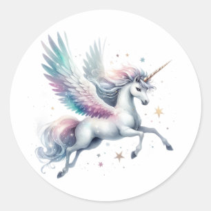 Watercolour Unicorn Stickers