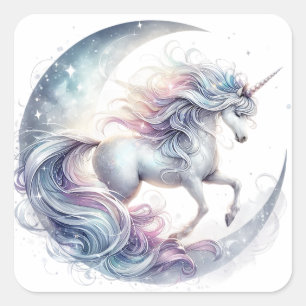 Watercolour Unicorn Stickers