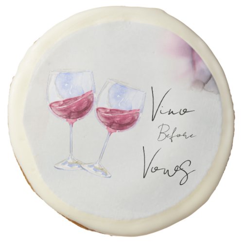 Watercolour vino before vows bridal shower 