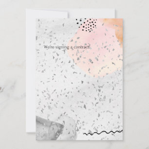 watercolour wedding invitation