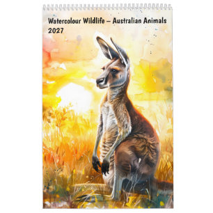 Watercolour Wildlife – Australian Animals Calendar