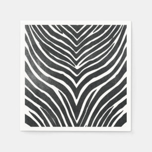Watercolour Zebra Napkins