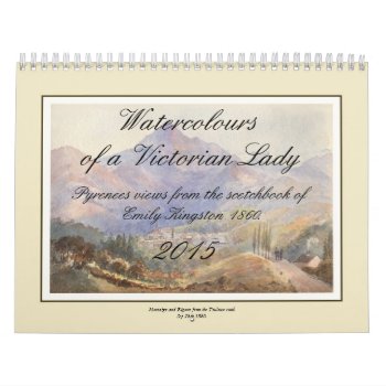 Watercolours Of A Victorian Lady Calendar by Vintagearian at Zazzle