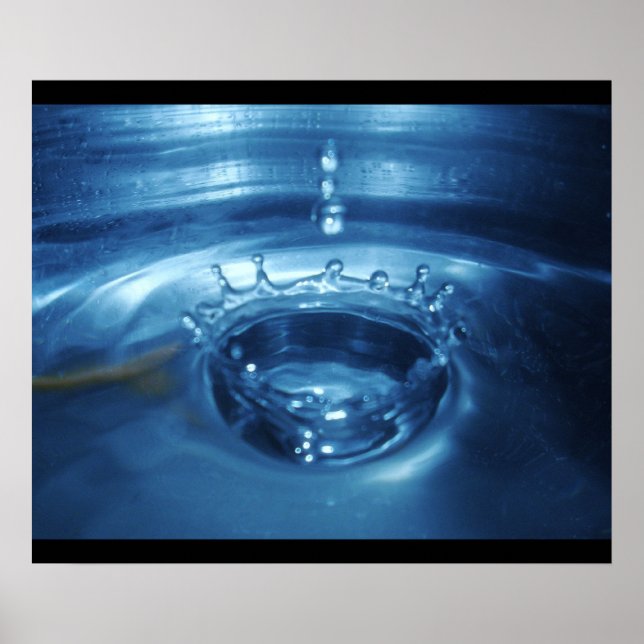 waterdrop crown poster (Front)