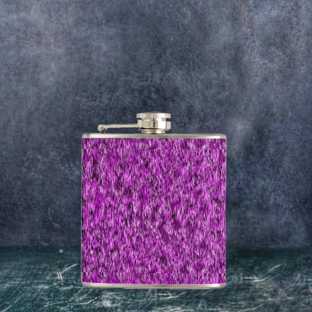 Watered Silk IV Flask (This Watered Silk-IV design, gives an luxurious, look to this flask!)