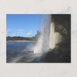 Waterfall 1, Venezuela Jungle Landscape Fine Art Postcard