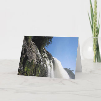 Waterfall 3 Venezuela Jungle Landscape Fine Art Card