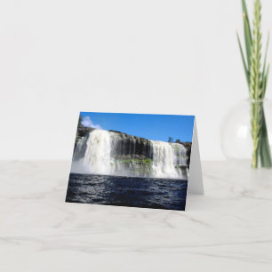 Waterfall 4 Venezuela Jungle Landscape Fine Art Card