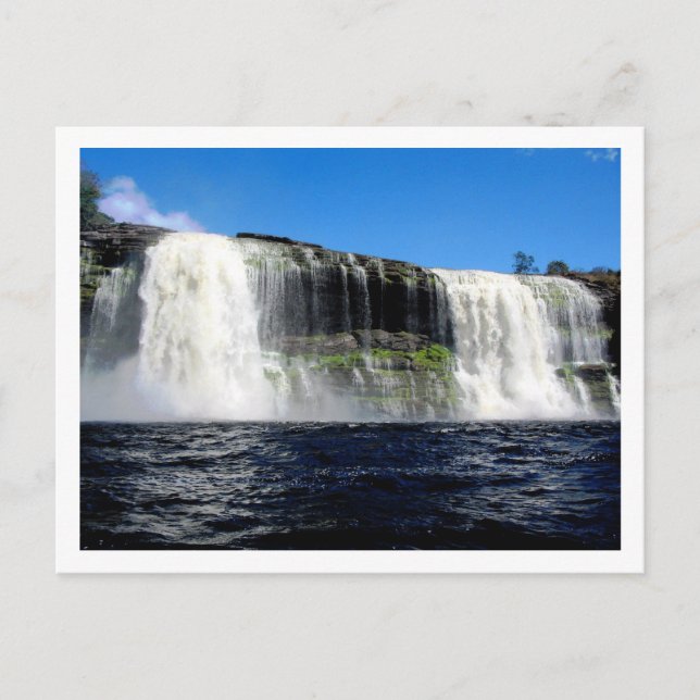 Waterfall 4 Venezuela Jungle Landscape Fine Art Postcard (Front)