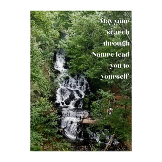 Waterfall Acrylic Print (Front)