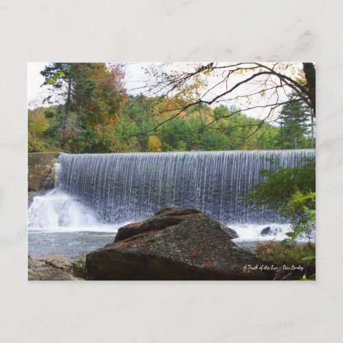 Waterfall at Banner Elk North Carolina Postcard