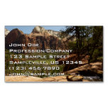 Waterfall at Emerald Pools in Zion National Park Business Card Magnet