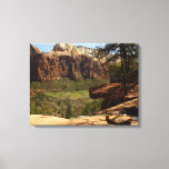 Waterfall at Emerald Pools in Zion National Park Canvas Print