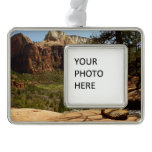 Waterfall at Emerald Pools in Zion National Park Christmas Ornament