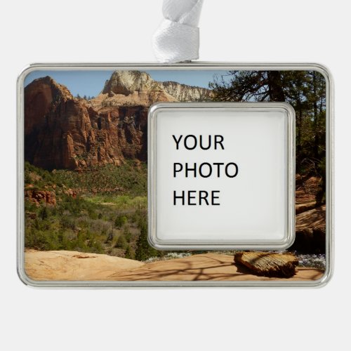 Waterfall at Emerald Pools in Zion National Park Christmas Ornament