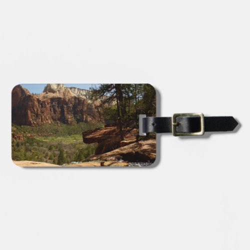 Waterfall at Emerald Pools in Zion National Park Luggage Tag