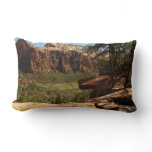 Waterfall at Emerald Pools in Zion National Park Lumbar Pillow