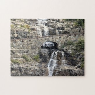 Waterfall at Glacier National Park