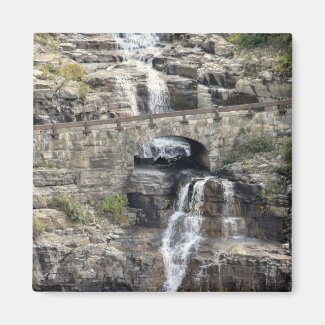 Waterfall at Glacier National Park