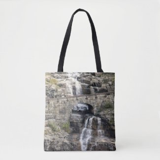 Waterfall At Glacier National Park