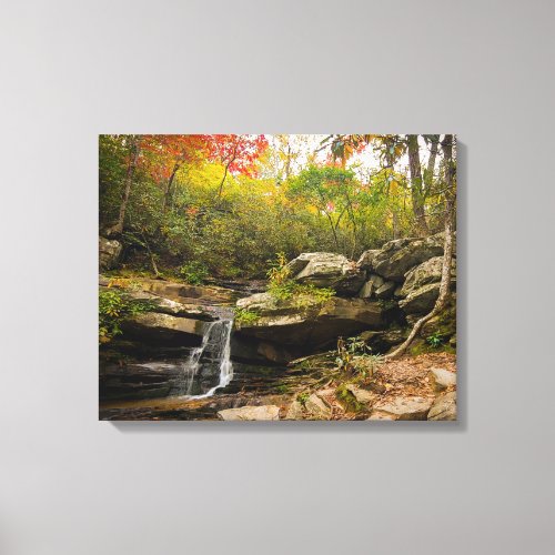 Waterfall at Hanging Rock Canvas Print