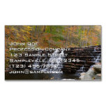 Waterfall at Laurel Hill State Park I Business Card Magnet