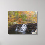 Waterfall at Laurel Hill State Park I Canvas Print